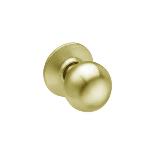 CK12-BE-04 Arrow Cylindrical Lock with Ball Knob Design in Satin Brass