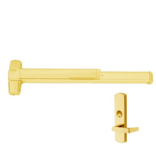 QEL-9850WDC-L-US3-3-RHR Von Duprin Exit Device in Bright Brass