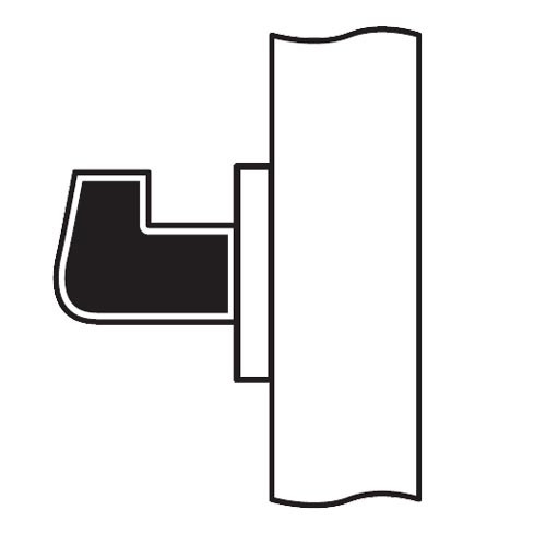 CL08-OC-04-RHR Arrow Cylindrical Lock with Orion Lever Design in Satin Brass
