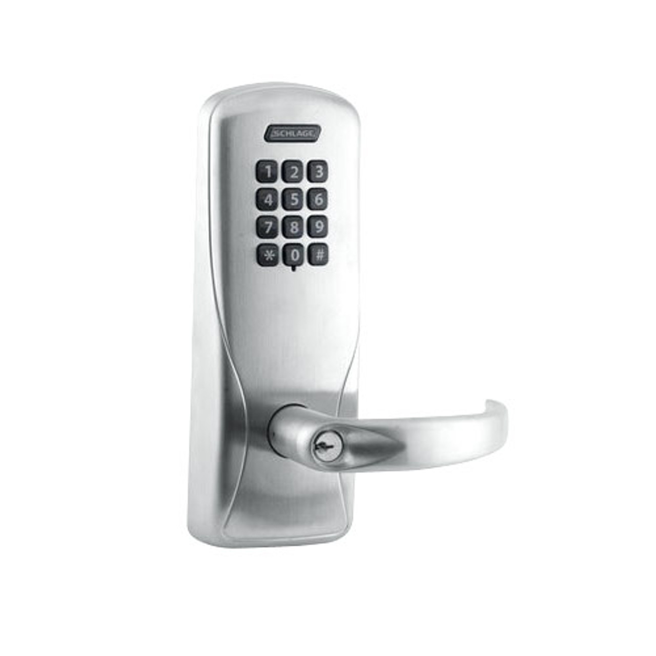 CO200-MS-40-KP-SPA-PD-619 Mortise Electronic Keypad Locks in Satin Nickel