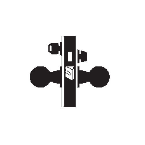 MA541P-DG-613 Falcon Mortise Locks MA Series Entry/Office with DG Lever in Oil Rubbed Bronze