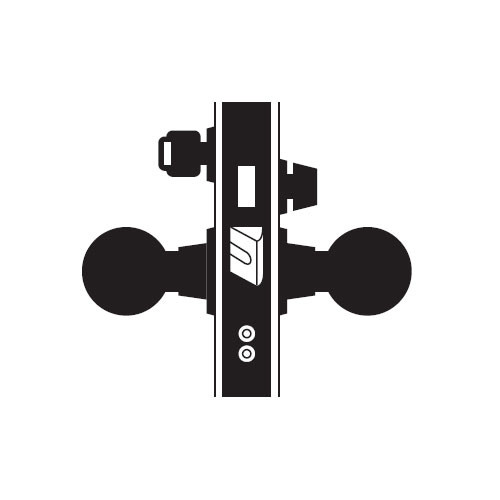 MA621P-DG-613 Falcon Mortise Locks MA Series Front Door with DG Lever in Oil Rubbed Bronze