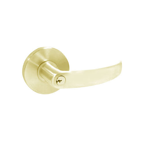 MA641P-QG-606 Falcon Mortise Locks MA Series Dormitory with QG Lever in Satin Brass Finish