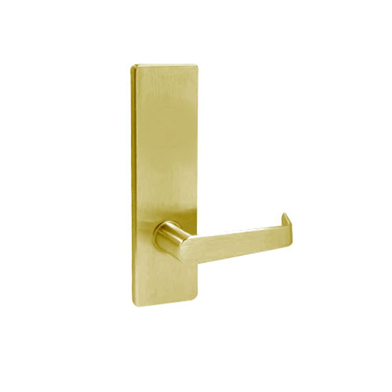 MA311-DN-606 Falcon Mortise Locks MA Series Privacy DN Lever with Escutcheon Style in Satin Brass Finish