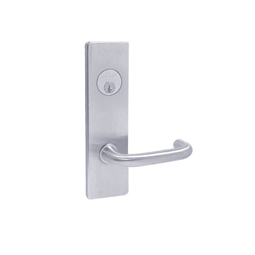 MA451P-SN-626 Falcon Mortise Locks MA Series Hotel SN Lever with Escutcheon Style in Satin Chrome Finish