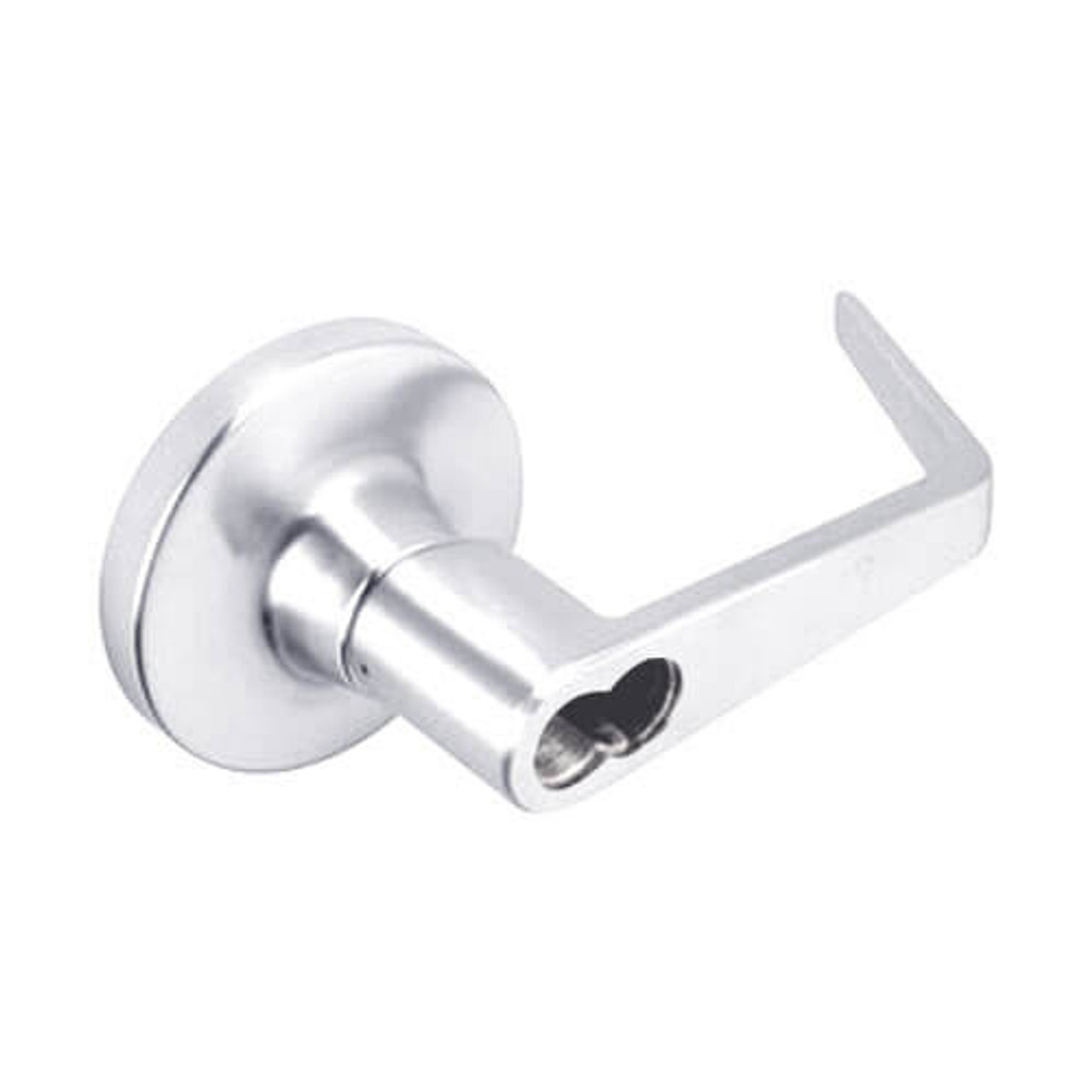 MA541BD-DG-625 Falcon Mortise Locks MA Series Entry/Office with DG Lever in Bright Chrome Finish