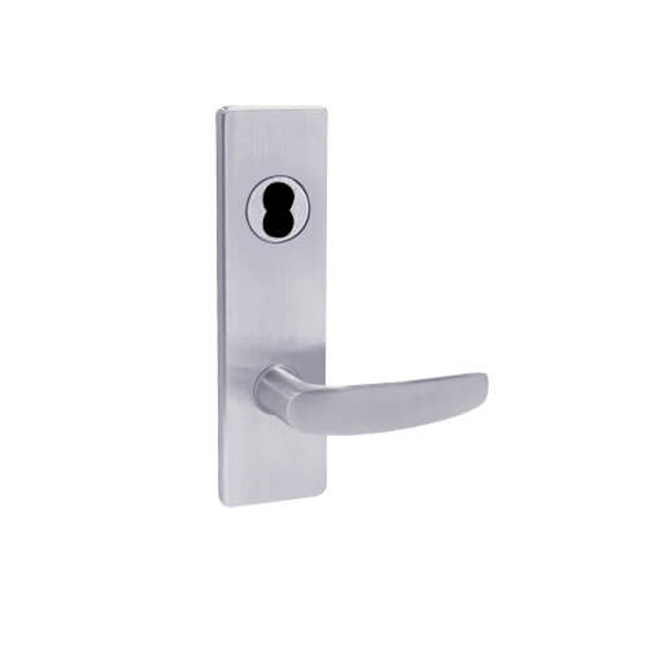 MA531BD-AN-626 Falcon Mortise Locks MA Series Apartment Corridor AN Lever with Escutcheon Style in Satin Chrome Finish