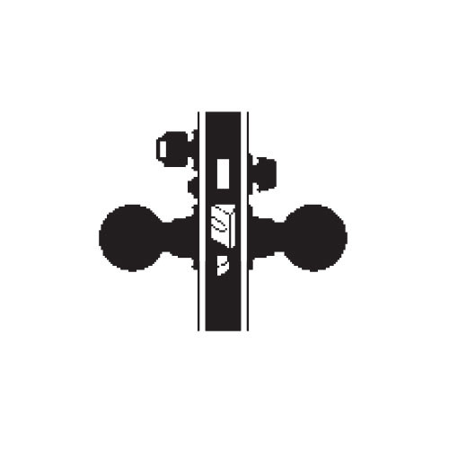 MA451BD-AN-613 Falcon Mortise Locks MA Series Hotel AN Lever with Escutcheon Style Prepped for SFIC in Oil Rubbed Bronze