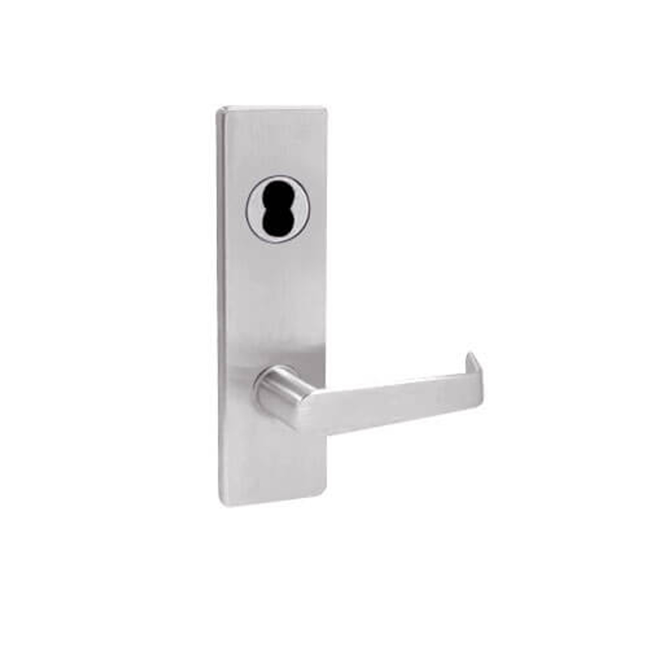 MA541BD-DN-630 Falcon Mortise Locks MA Series Entry/Office DN Lever with Escutcheon Style in Satin Stainless Finish