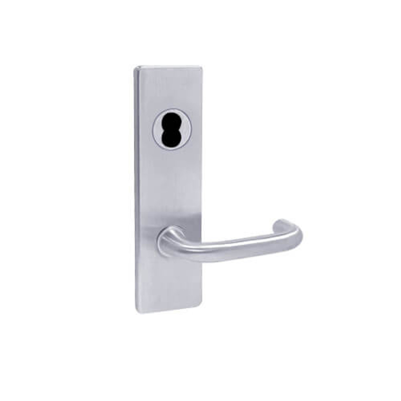 MA521BD-SN-626 Falcon Mortise Locks MA Series Entry/Office SN Lever with Escutcheon Style in Satin Chrome Finish