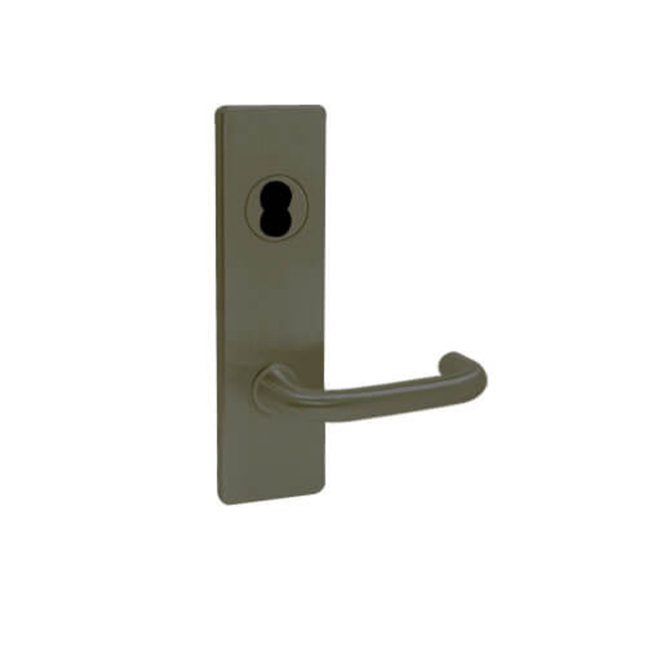 MA561BD-SN-613 Falcon Mortise Locks MA Series Classroom SN Lever with Escutcheon Style in Oil Rubbed Bronze Finish