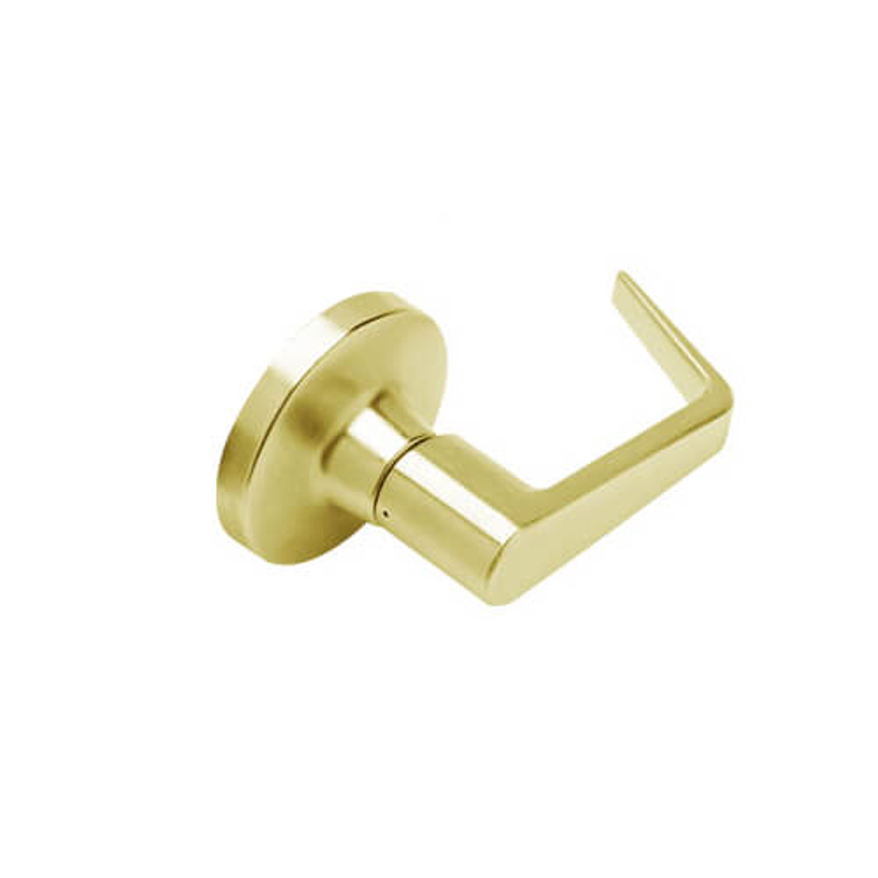 T12-D-606 Falcon T Series Cylindrical Half Dummy with Dane Lever Style in Satin Brass Finish