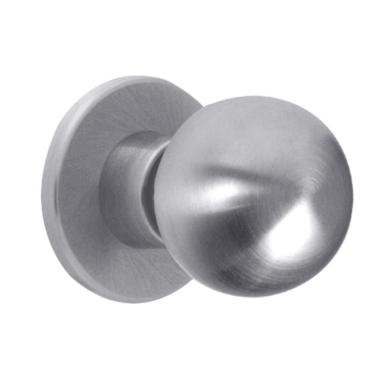 X301S-HG-626 Falcon X Series Cylindrical Privacy Lock with Hana-Gala Knob Style in Satin Chrome Finish