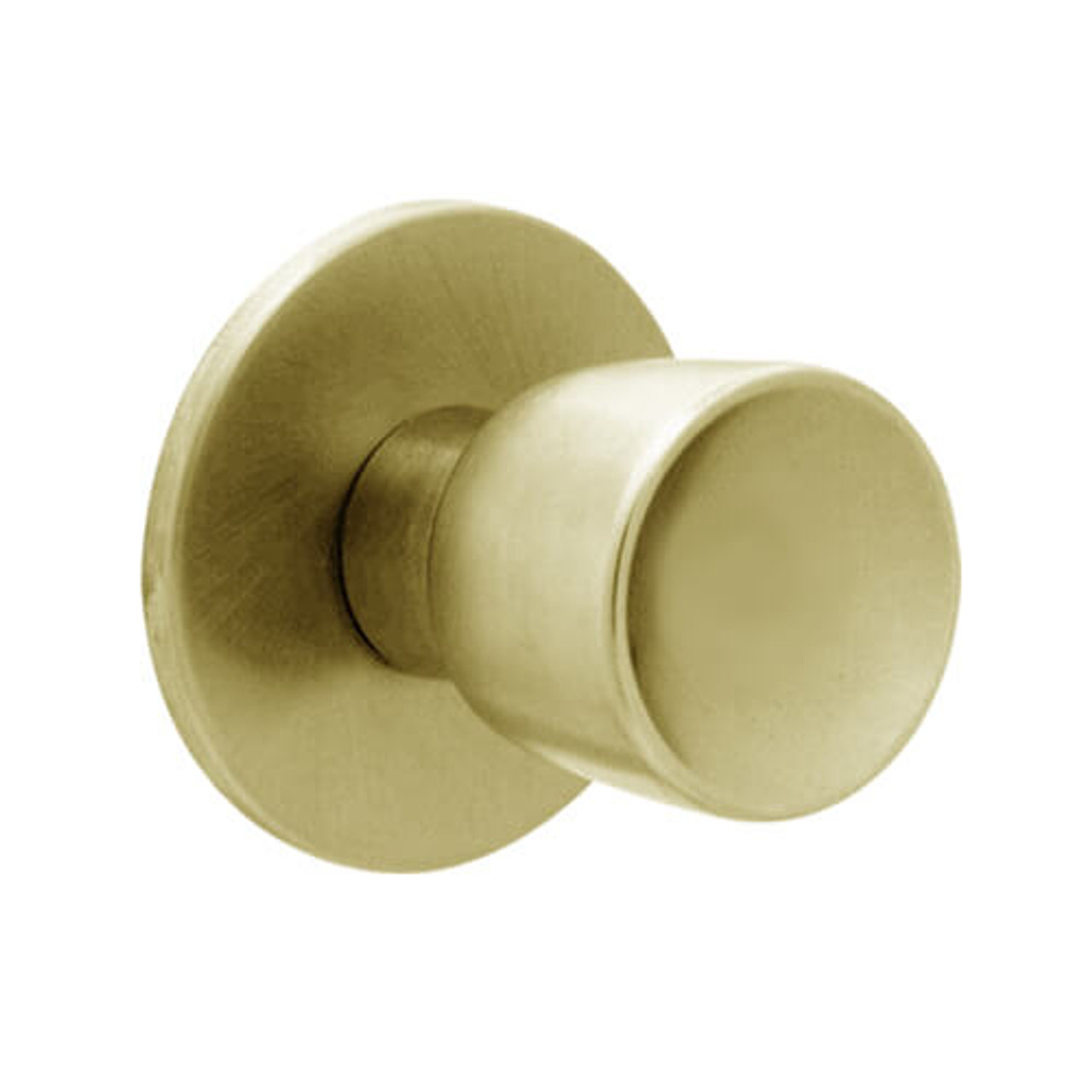 X12-EY-606 Falcon X Series Cylindrical Single Dummy Trim with Elite-York Knob Style in Satin Brass Finish