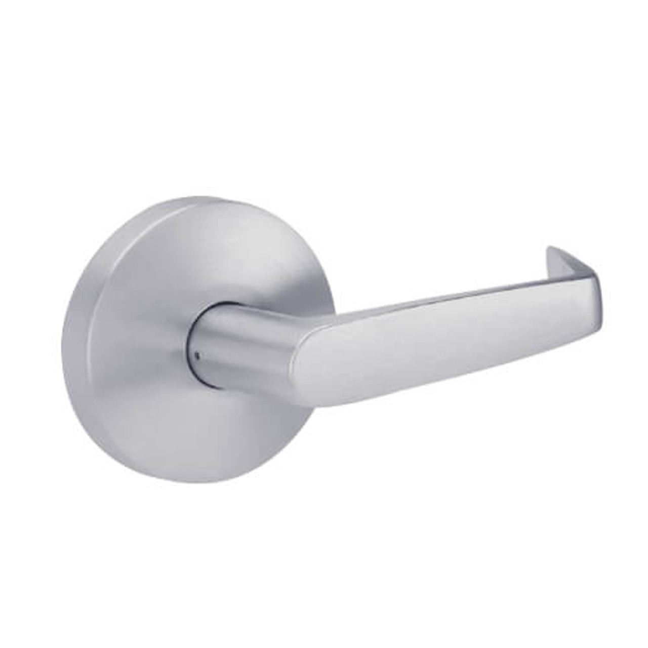 W12-D-626 Falcon W Series Cylindrical Half Dummy with Dane Lever Style in Satin Chrome Finish