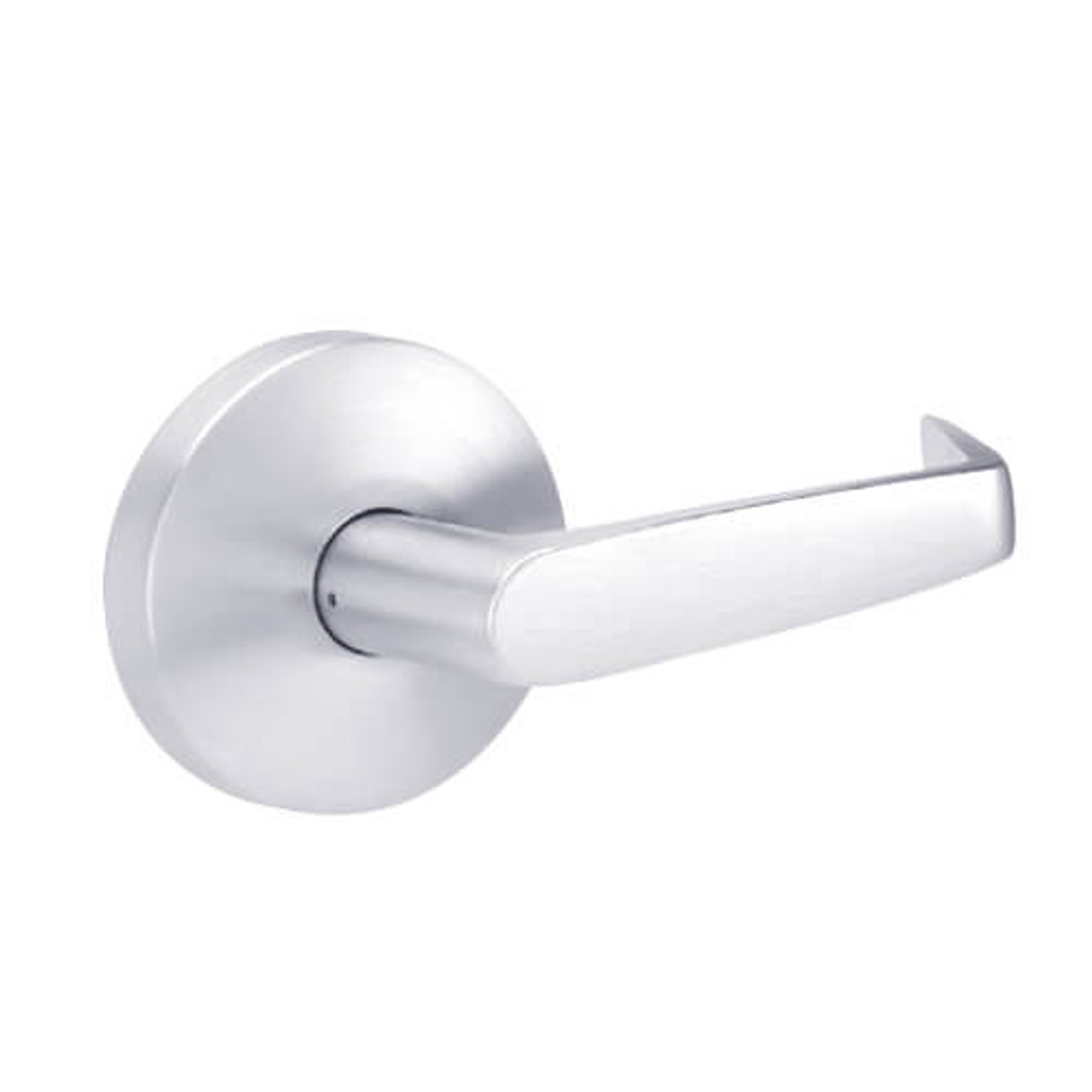 W12-D-625 Falcon W Series Cylindrical Half Dummy with Dane Lever Style in Bright Chrome Finish