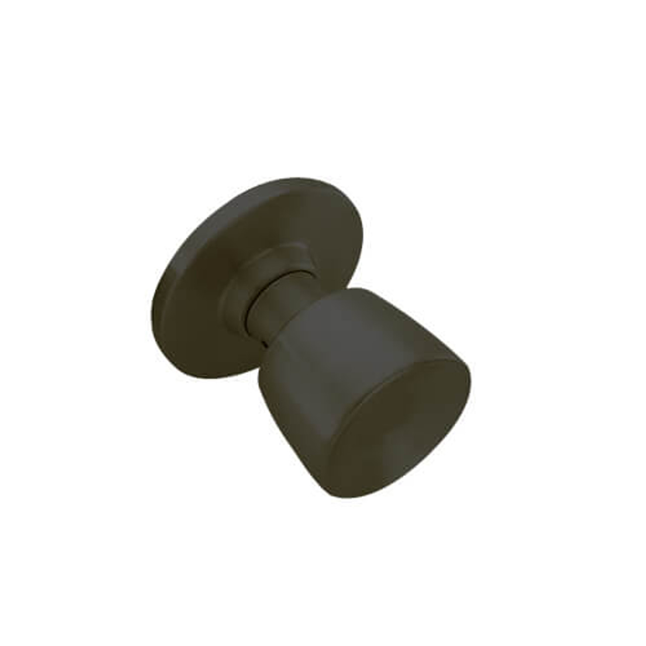 W12-E-613 Falcon W Series Cylindrical Half Dummy with Elite Knob Style in Oil Rubbed Bronze Finish