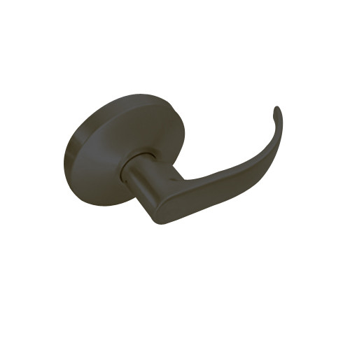 B12-Q-613 Falcon B Series Non-Keyed Half Dummy Cylinder with Quantum Lever Style in Oil Rubbed Bronze Finish