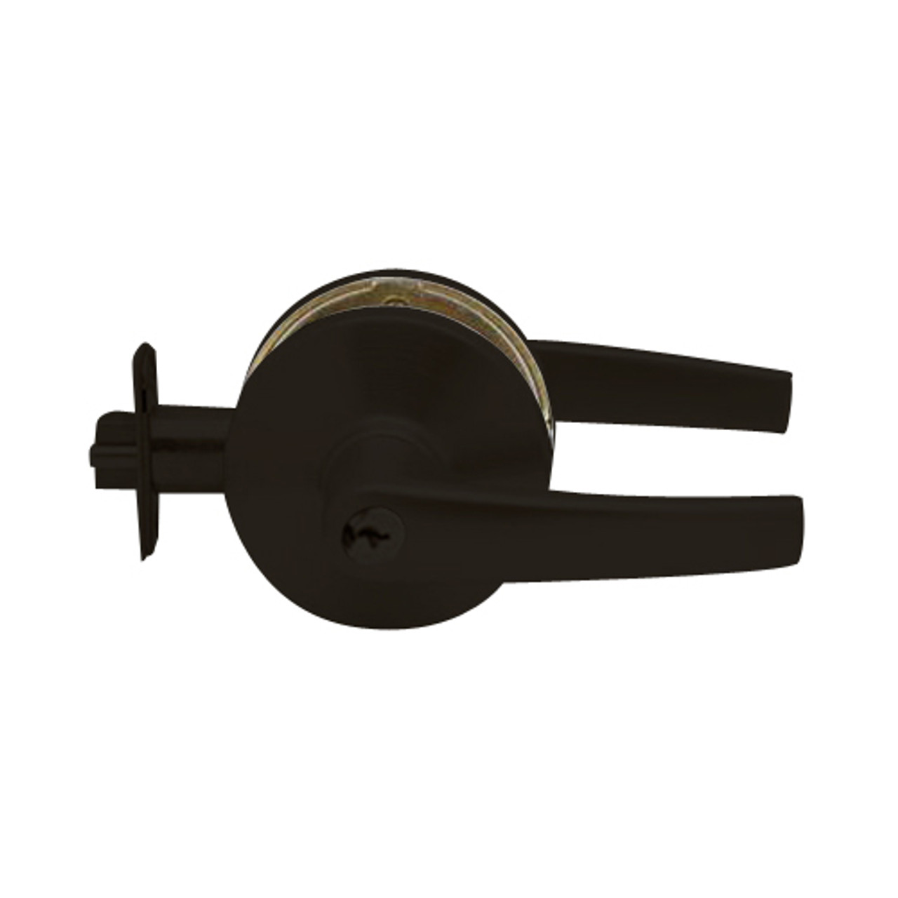 K561PD-A-613 Falcon K Series Single Cylinder Classroom Lock with Avalon Lever Style in Oil Rubbed Bronze Finish