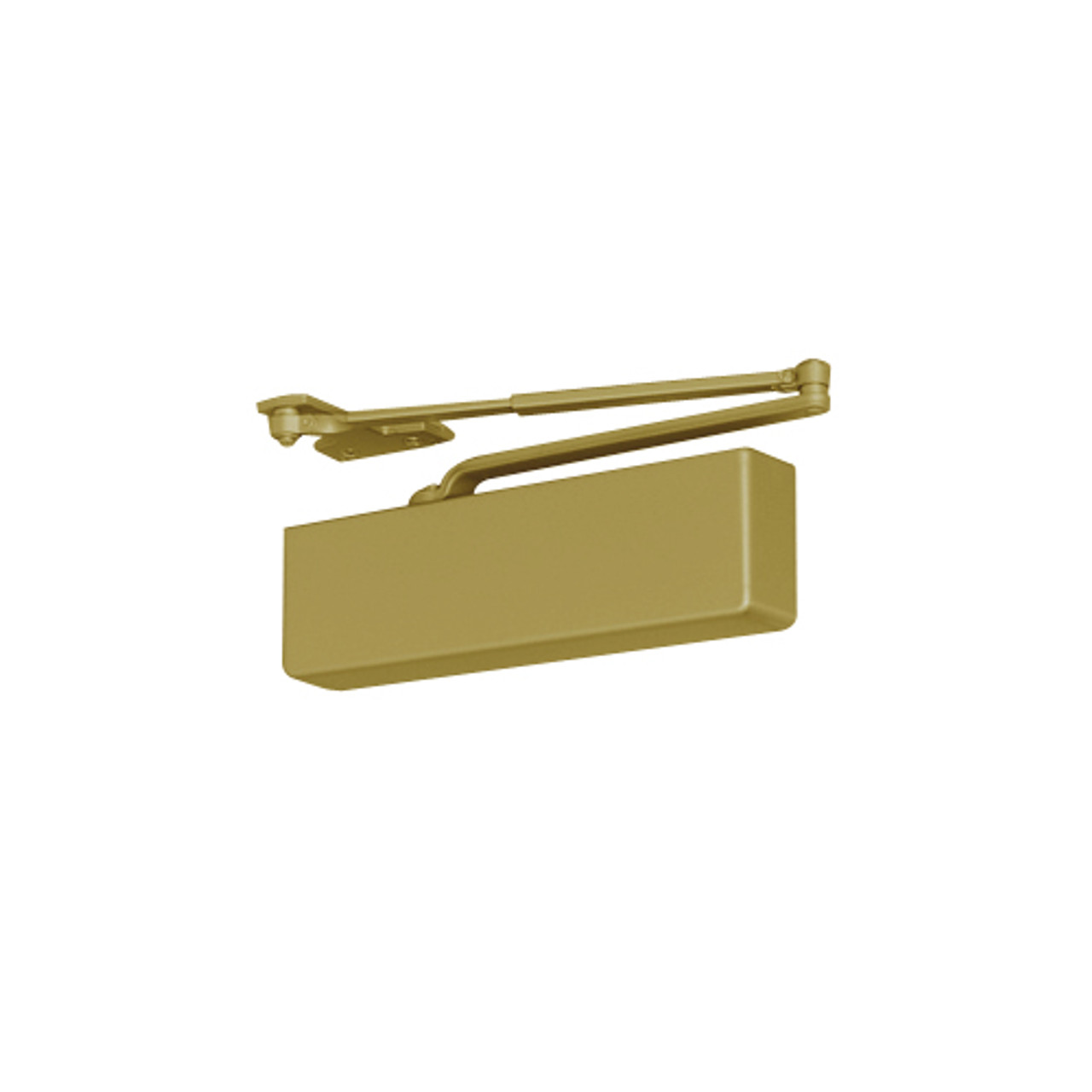 P7500-696 Norton 7500 Series Non-Hold Open Institutional Door Closer with Parallel Arm Application Only in Gold Finish