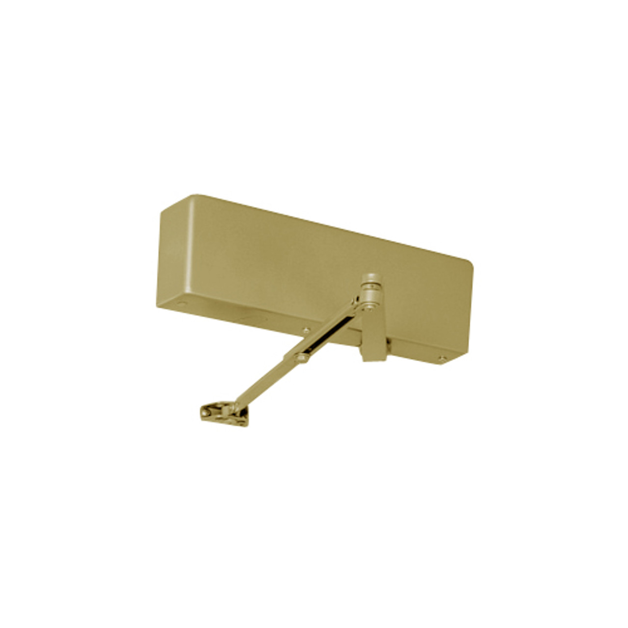 J7530-696 Norton 7500 Series Non-Hold Open Institutional Door Closer with Top Jamb Only Reveals 0 to 3 inch in Gold Finish