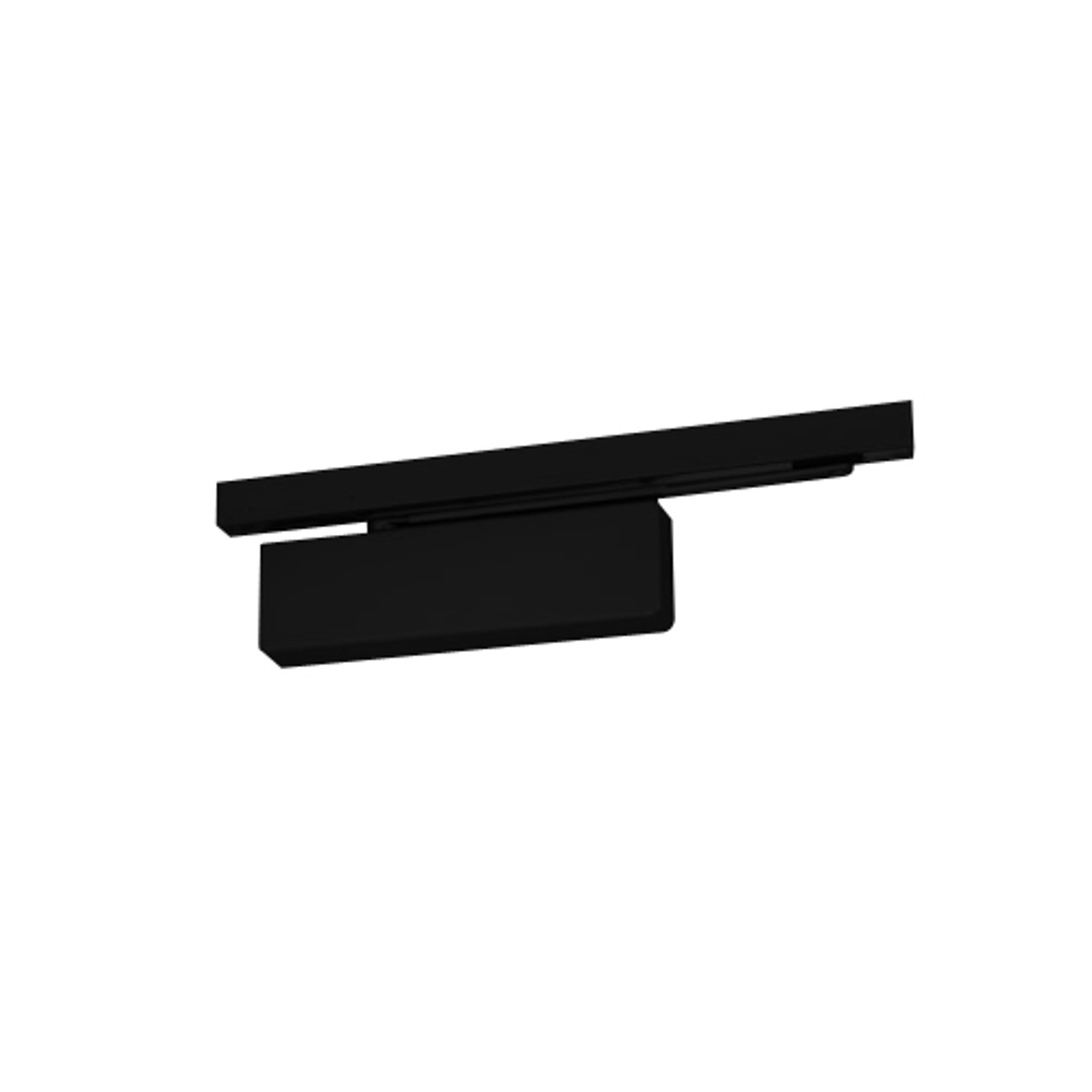 PS7500ST-693 Norton 7500 Series Non-Hold Open Institutional Door Closer with Push Side Slide Track in Black Finish