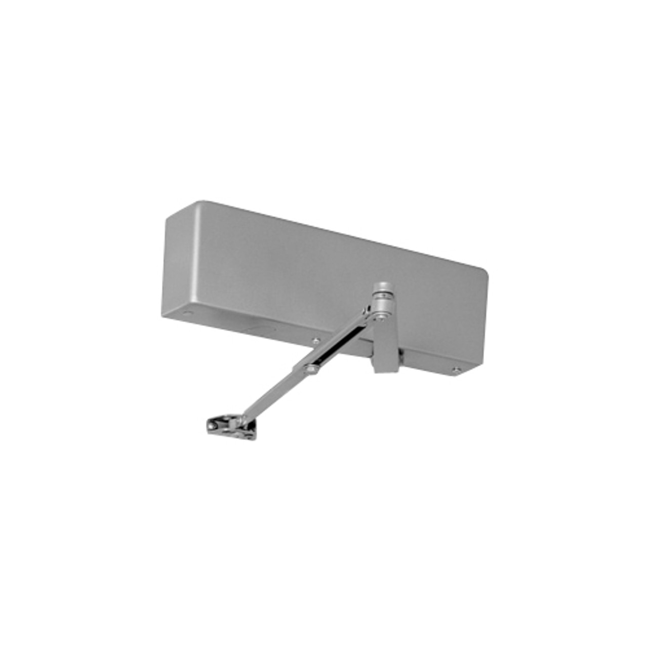 JL7500DA-689 Norton 7500 Series Non-Hold Open Institutional Door Closer with Top Jamb Only Reveals 2-3/4 to 7 inch to 180 Degree in Aluminum Finish