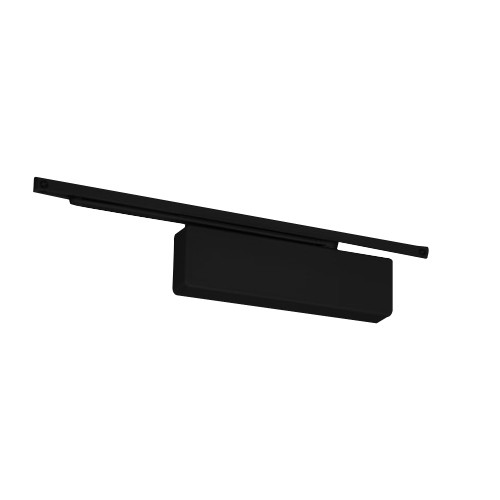 7540STM-693 Norton 7500 Series Non-Hold Open Institutional Door Closer with Pull Side Low Profile Slide Track in Black Finish
