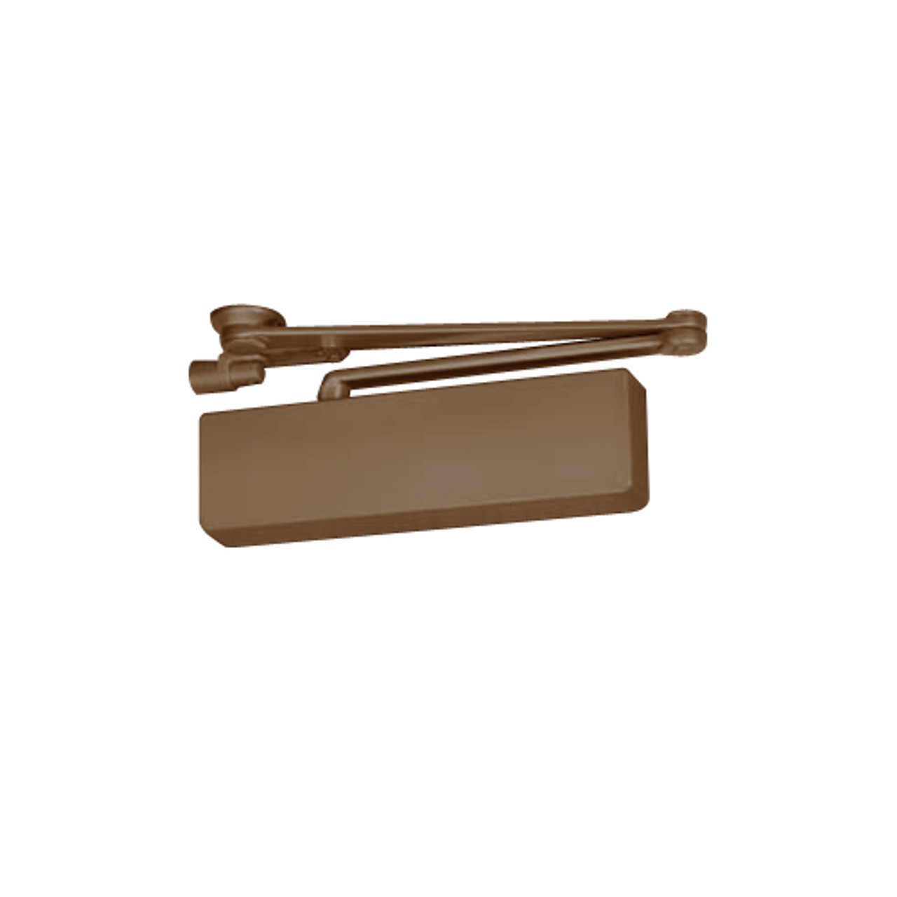 CPS7500-691 Norton 7500 Series Non-Hold Open Institutional Door Closer with CloserPlus Spring Arm in Dull Bronze Finish