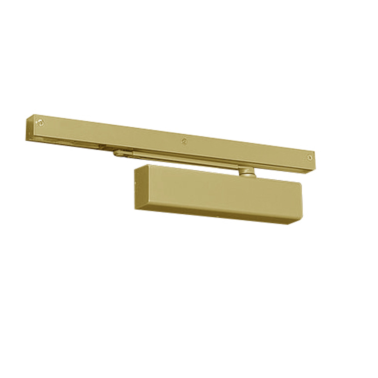 7500STH-DA-696 Norton 7500 Series Hold Open Institutional Door Closer with Pull Side Slide Track in Gold Finish