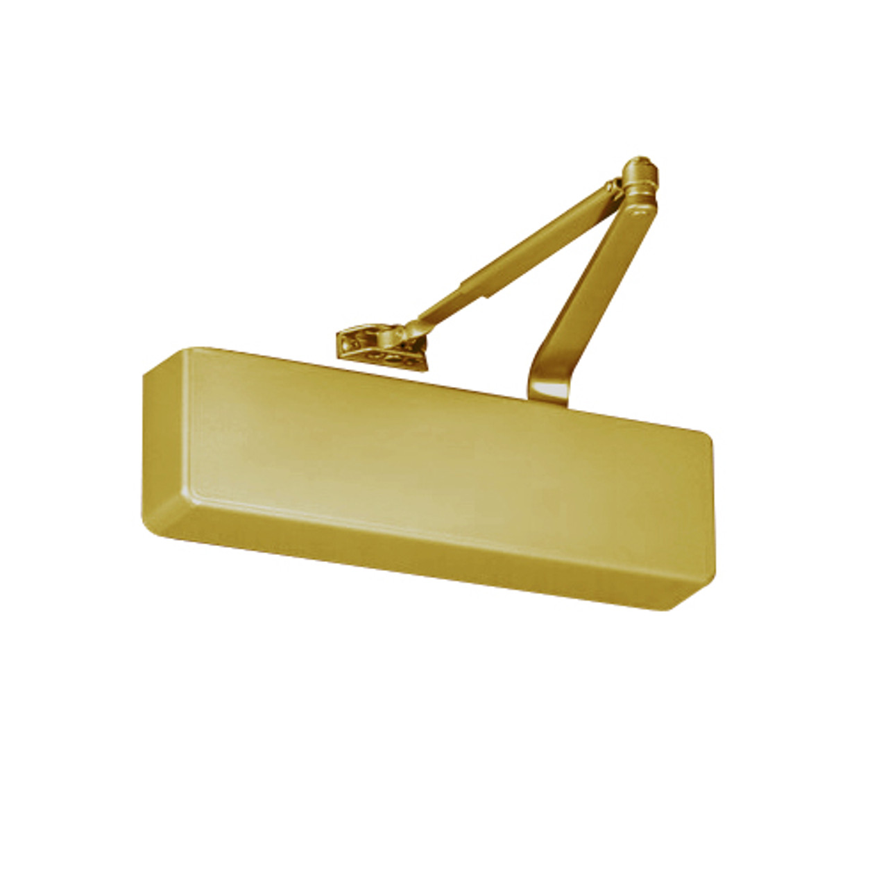 7500HM-696 Norton 7500 Series Hold Open Institutional Door Closer with Regular Parallel or Top Jamb to 3 inch Reveal in Gold Finish