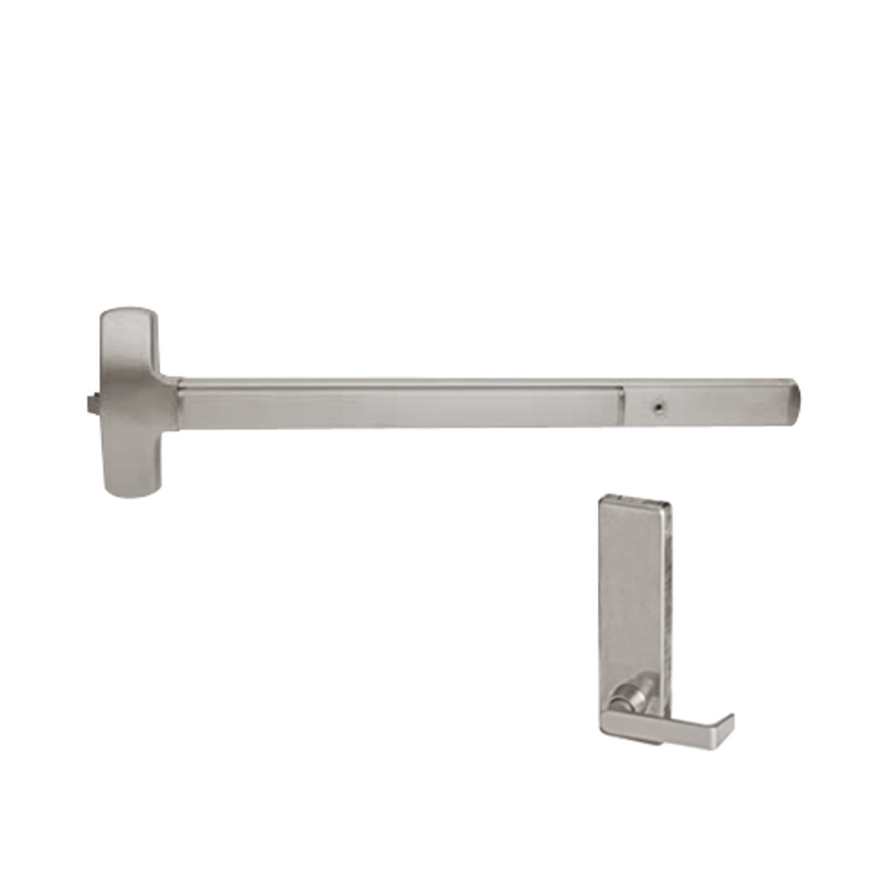 25-R-L-DT-DANE-US32D-3-LHR Falcon Exit Device in Satin Stainless Steel