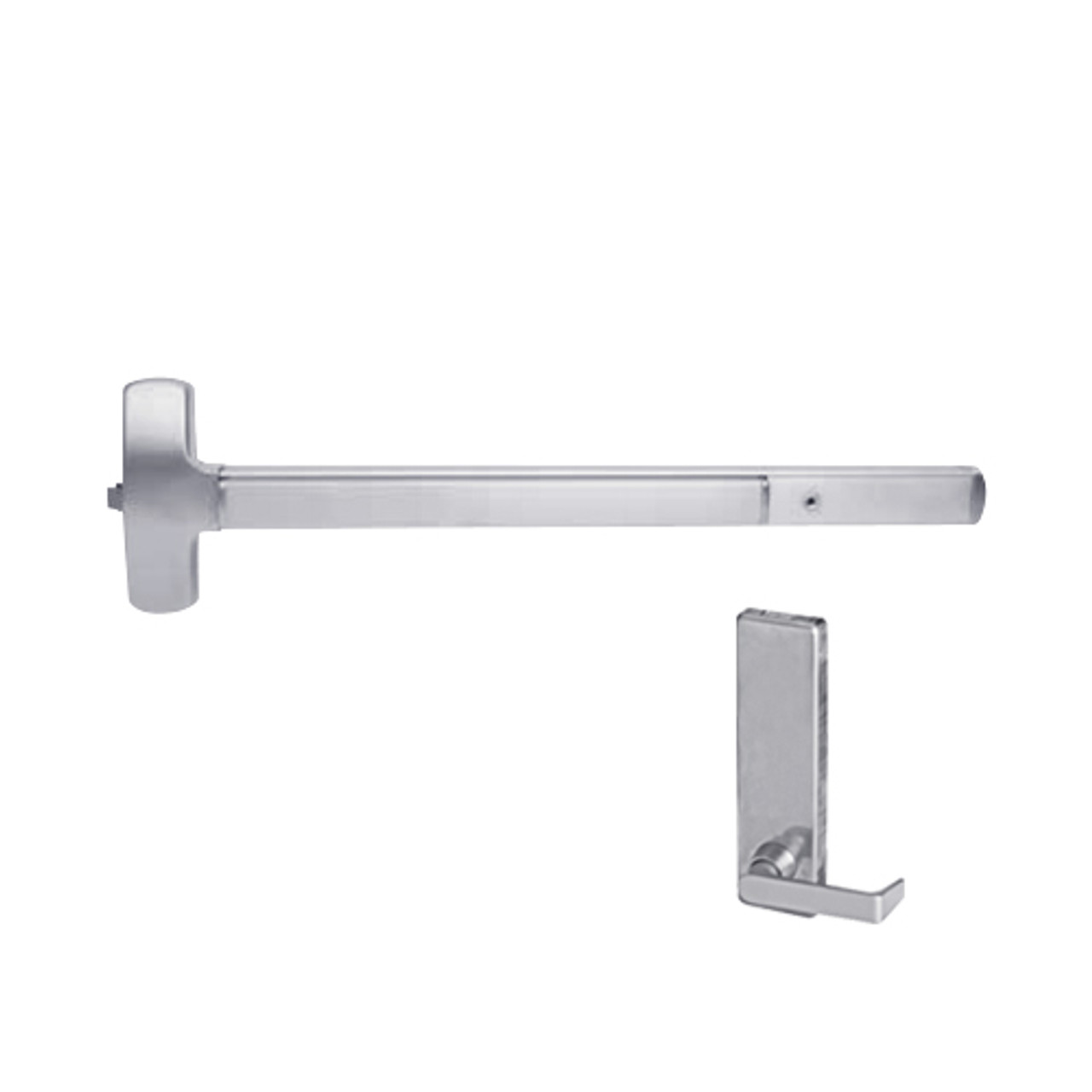25-R-L-DT-DANE-US32-3-LHR Falcon Exit Device in Polished Stainless Steel
