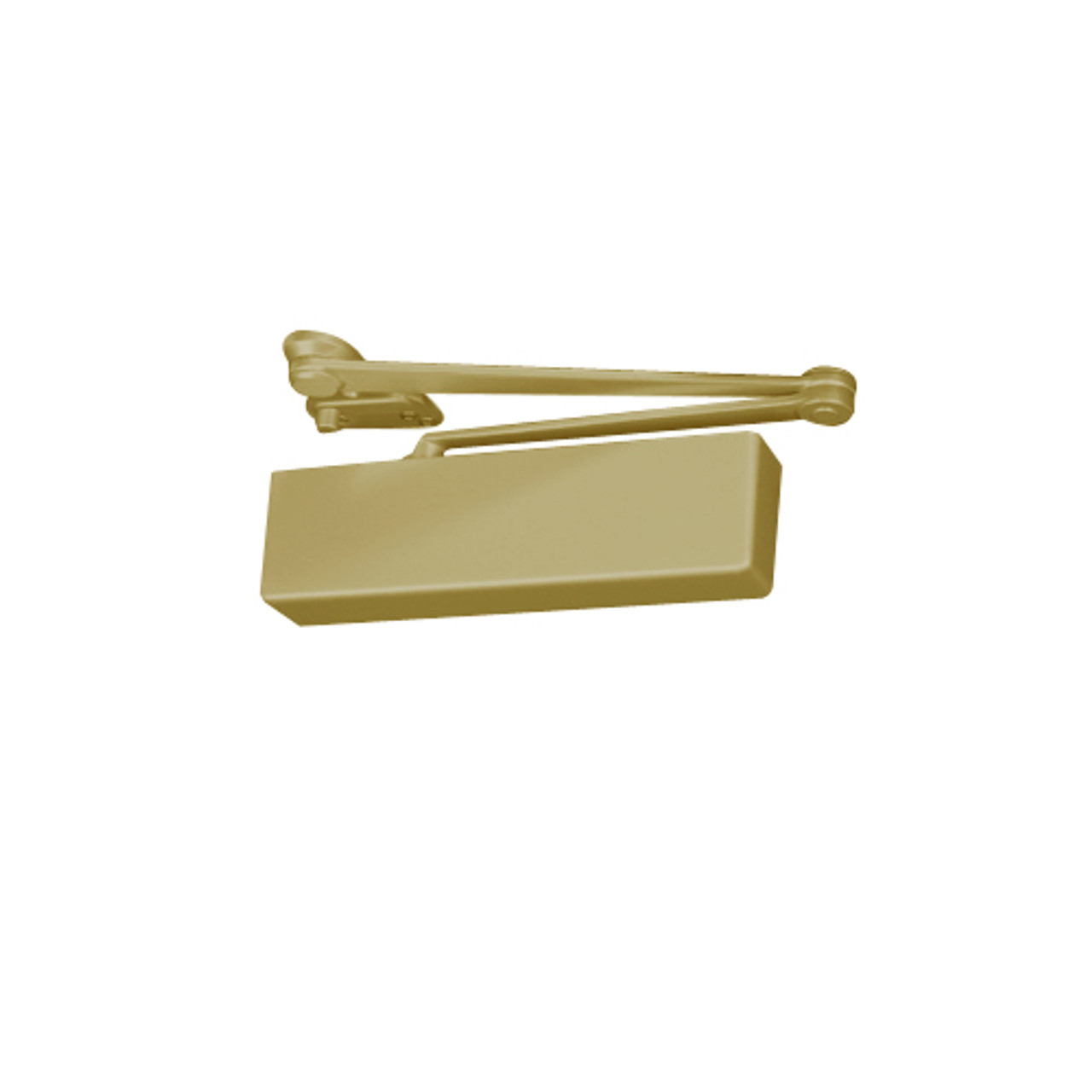CLP7500TM-696 Norton 7500 Series Hold Open Institutional Door Closer with CloserPlus Arm in Gold Finish