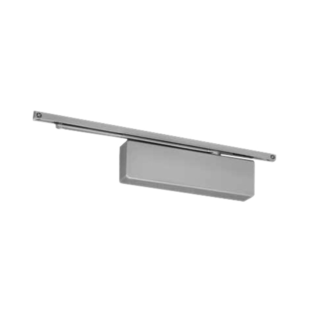 7570STDA-689-LH Norton 7570 Series Security Door Closer with Pull Side Slide Track Arm in Aluminum Finish