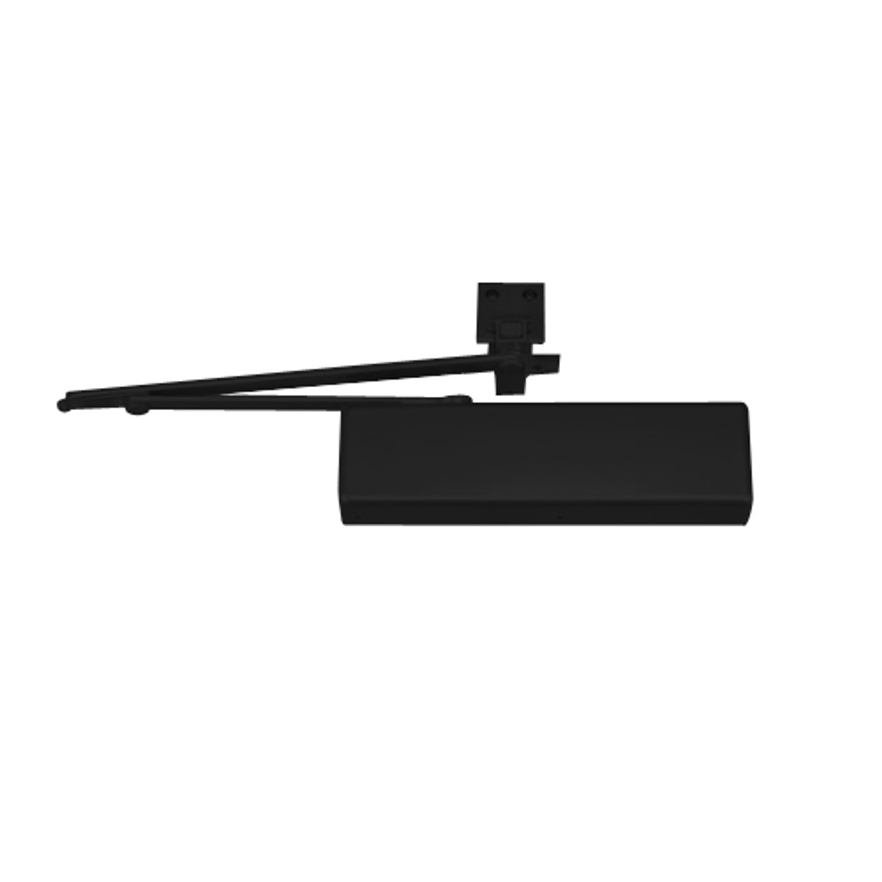 UNI7570DA-693-RH Norton 7570 Series Security Door Closer with Unitrol Arm in Black Finish