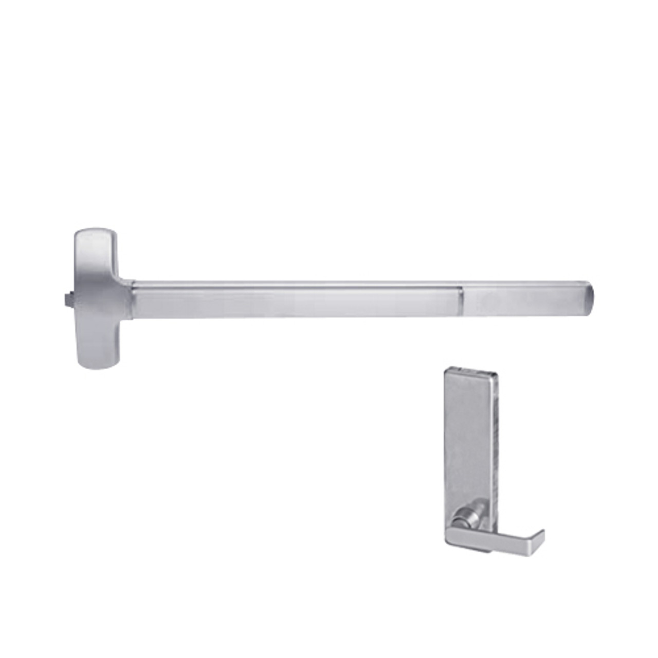 F-25-R-L-BE-DANE-US32-3-LHR Falcon Exit Device in Polished Stainless Steel