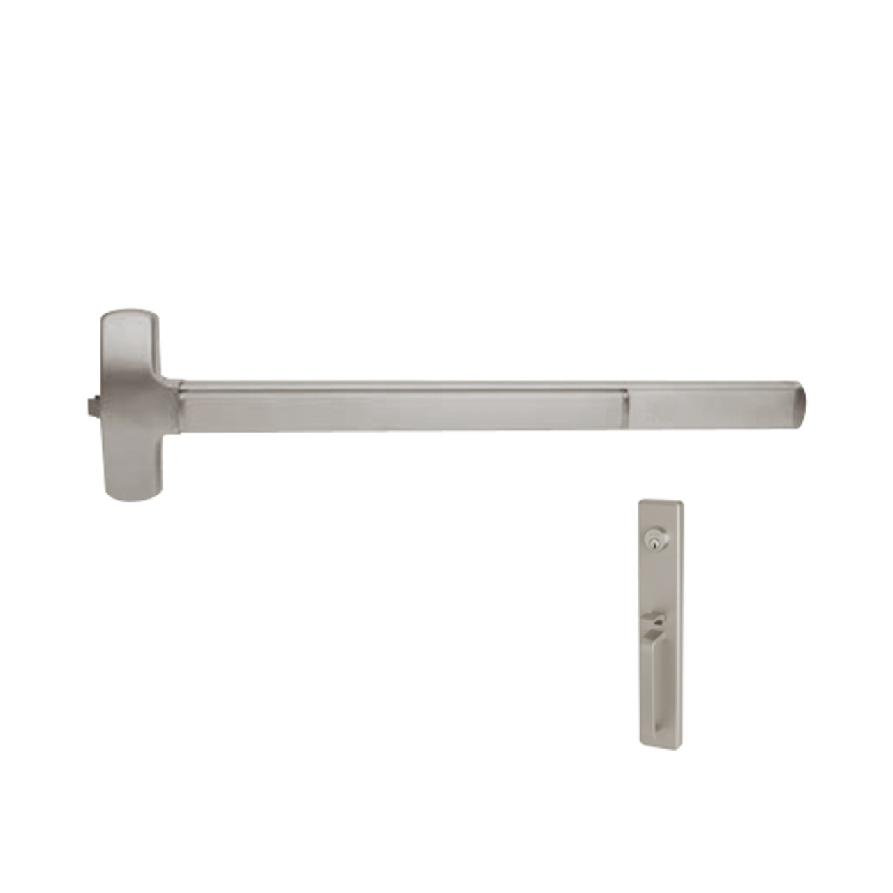 F-25-R-TP-US32D-3 Falcon Exit Device in Satin Stainless Steel