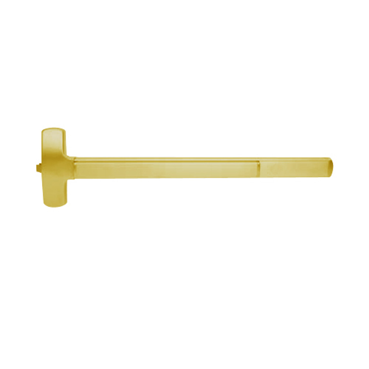 F-25-R-EO-US4-4 Falcon Exit Device in Satin Brass