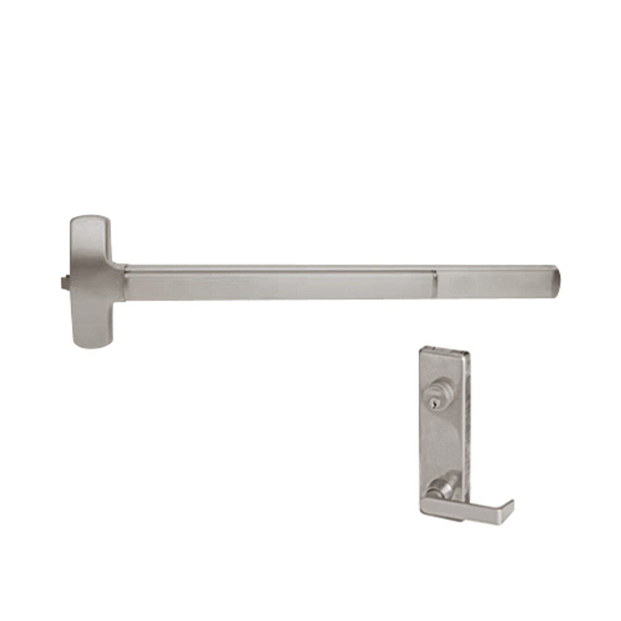 F-25-R-L-NL-DANE-US32D-4-LHR Falcon Exit Device in Satin Stainless Steel