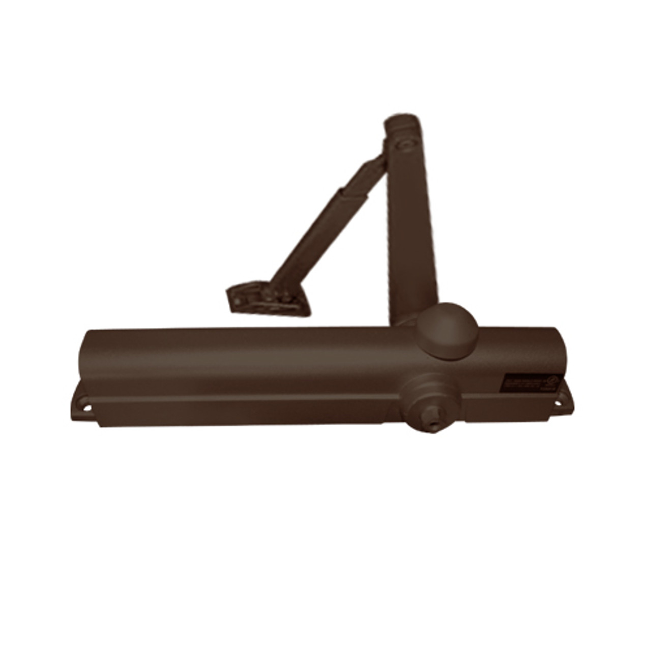 8181-690 Norton 8000 Series Non-Hold Open Door Closers with Regular Low Profile Arm in Statuary Bronze Finish