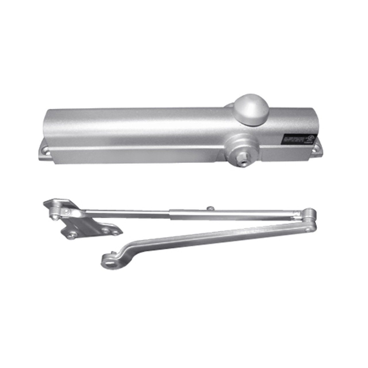 P8181-689 Norton 8000 Series Non-Hold Open Door Closers with Parallel Low Profile Arm in Aluminum Finish