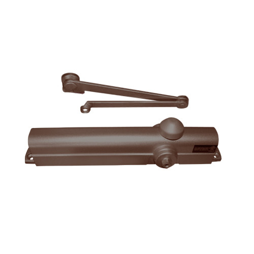 PR8101H-LH-690 Norton 8000 Series Left Handed Hold Open Door Closers with Parallel Rigid Arm in Statuary Bronze Finish