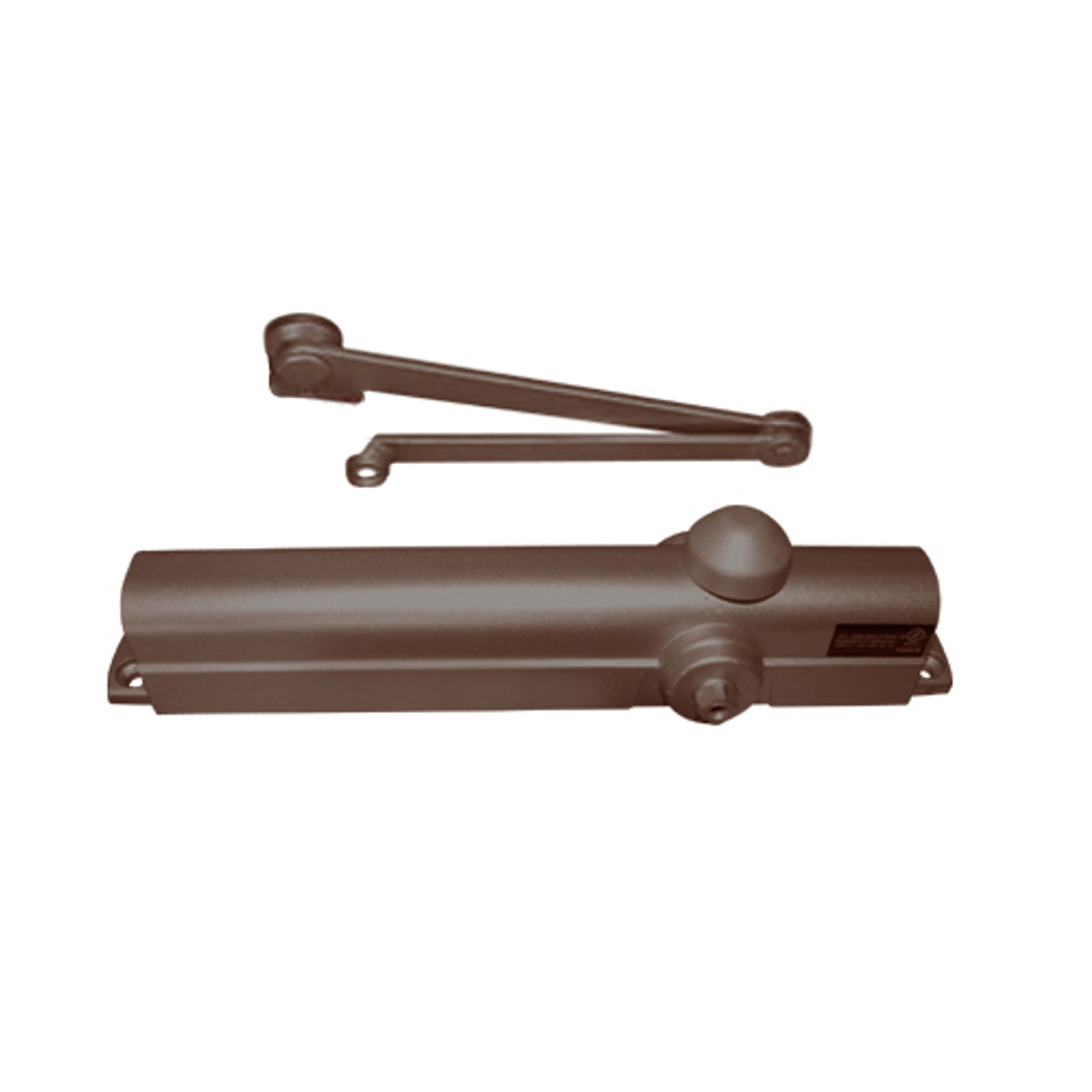 PR8101H-RH-690 Norton 8000 Series Right Handed Hold Open Door Closers with Parallel Rigid Arm in Statuary Bronze Finish