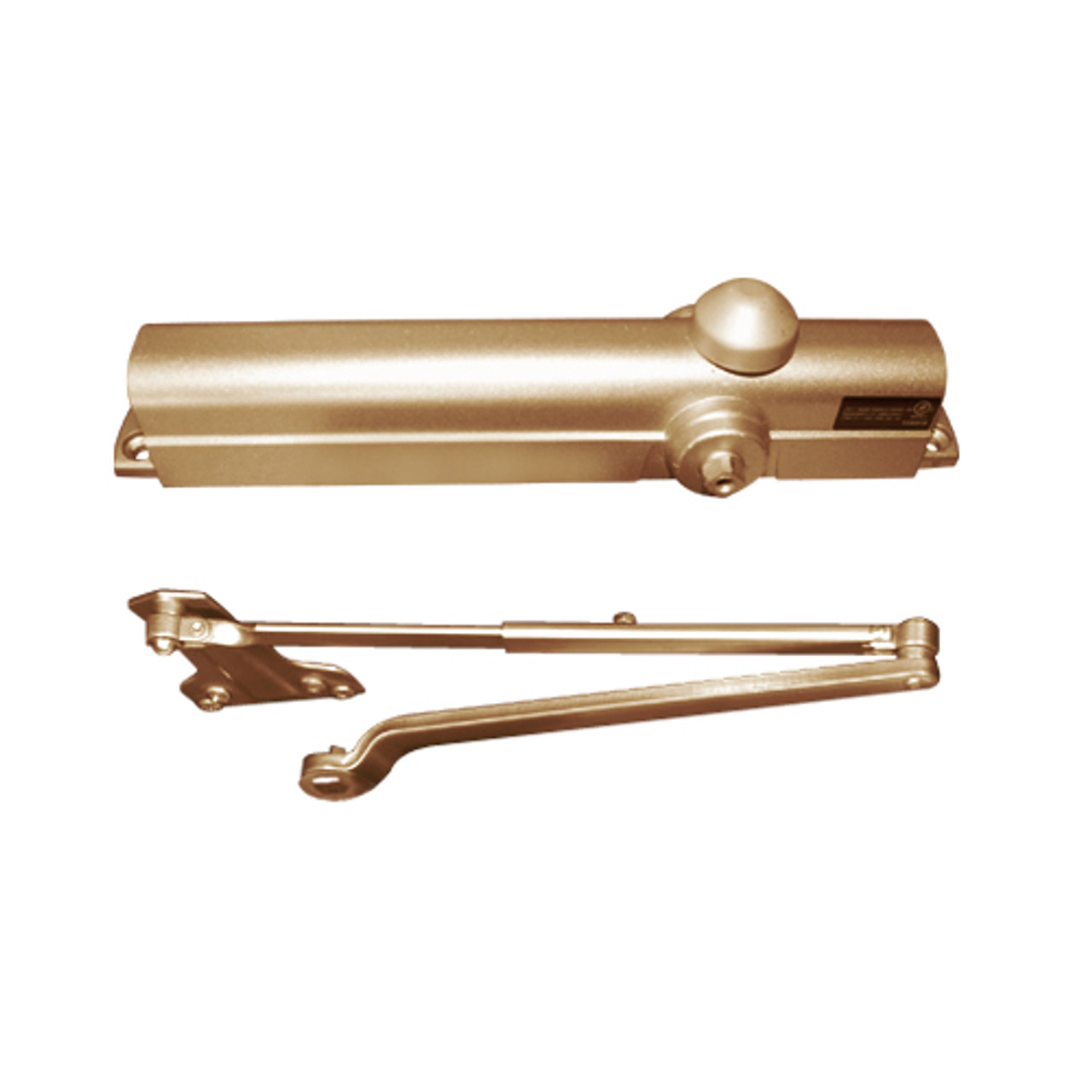 P8181DA-691 Norton 8000 Series Non-Hold Open Door Closers with Parallel Low Profile Arm in Dull Bronze Finish