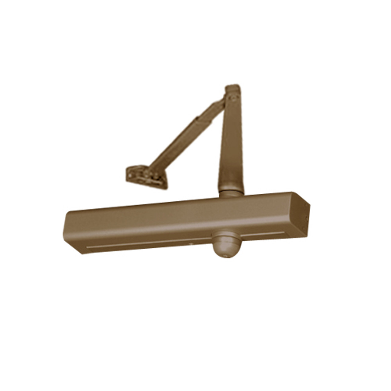 8381-691 Norton 8000 Series Non-Hold Open Door Closers with Regular Low Profile Arm in Dull Bronze Finish