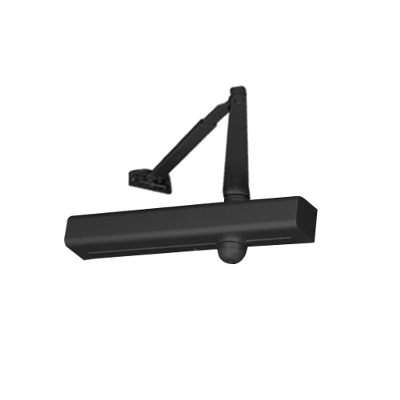 8381-693 Norton 8000 Series Non-Hold Open Door Closers with Regular Low Profile Arm in Black Finish