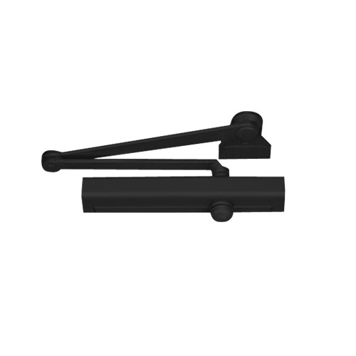 PR8301DA-693 Norton 8000 Series Non-Hold Open Door Closers with Parallel Rigid Arm in Black Finish
