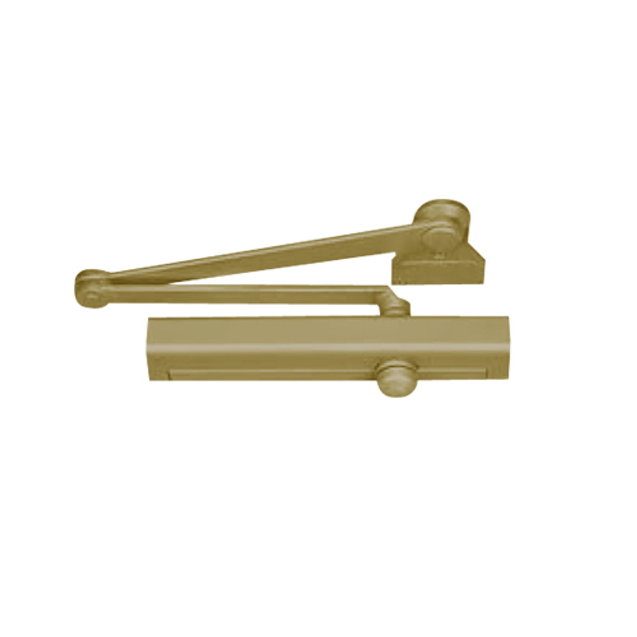 PR8301H-RH-696 Norton 8000 Series Hold Open Door Closers with Parallel Rigid Arm in Gold Finish