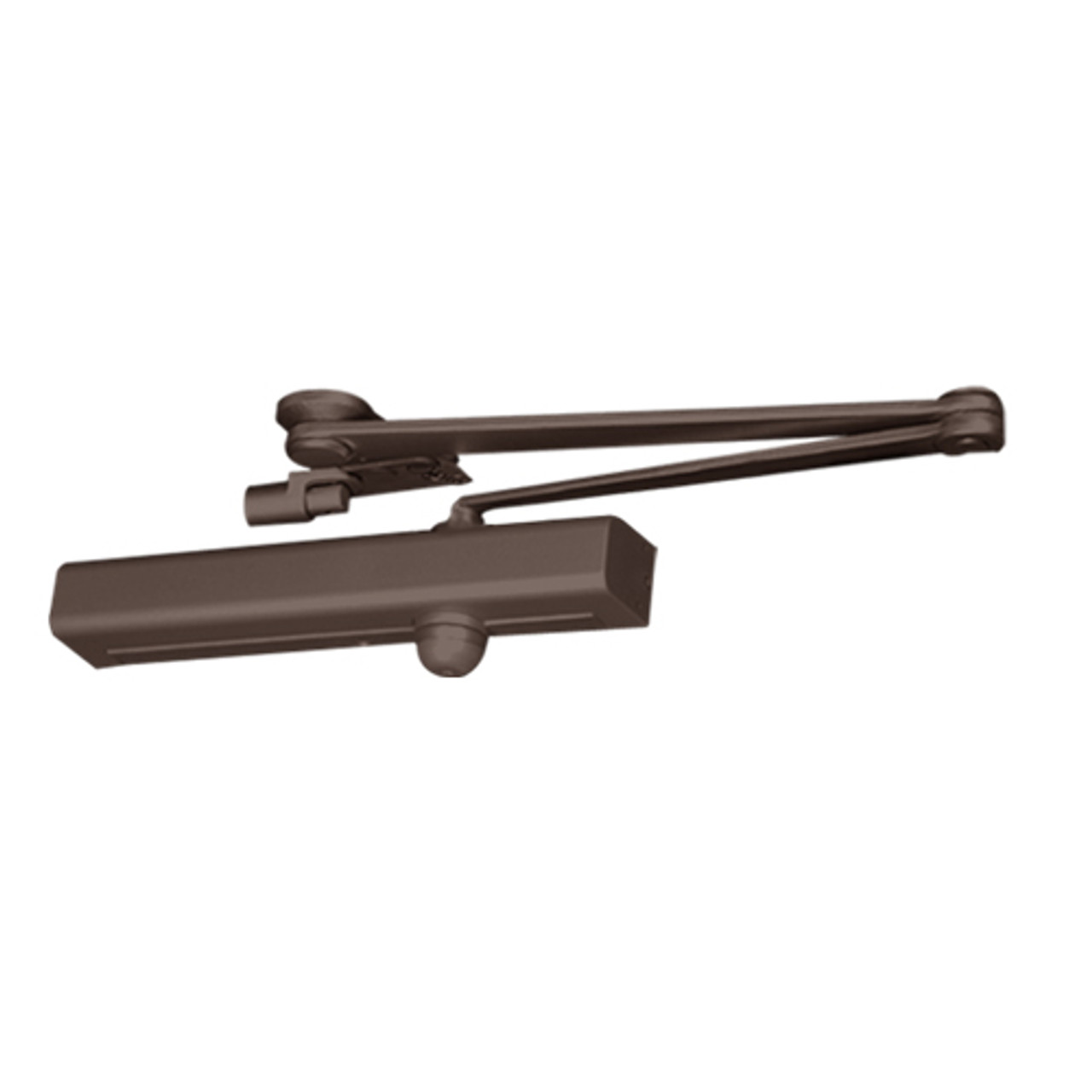 CPS8301T-690 Norton 8000 Series Hold Open Door Closers with CloserPlus Spring Arm in Statuary Bronze Finish